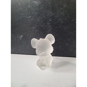 Kristaluxus Glass Mouse Figurine
